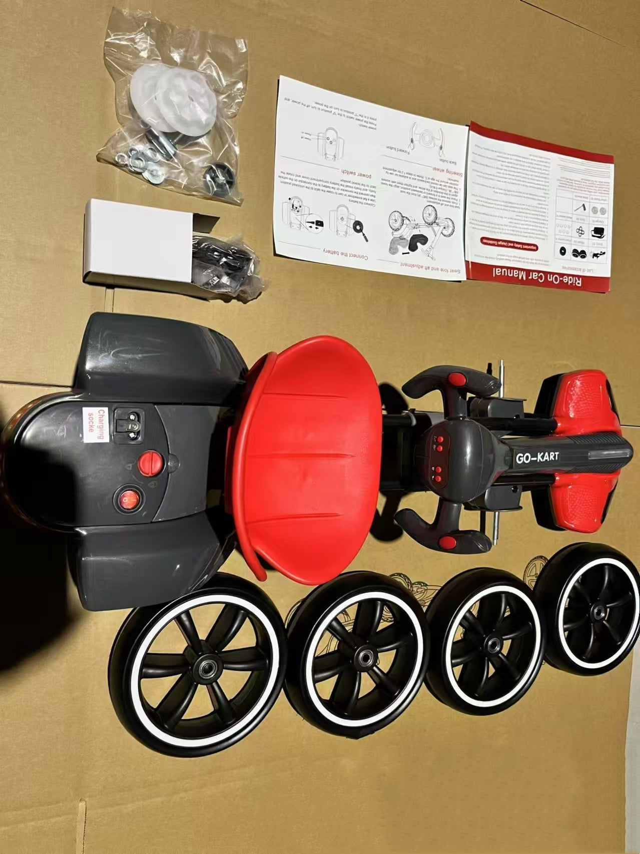 Electric Toy Car Lightweight Children's Battery Stroller